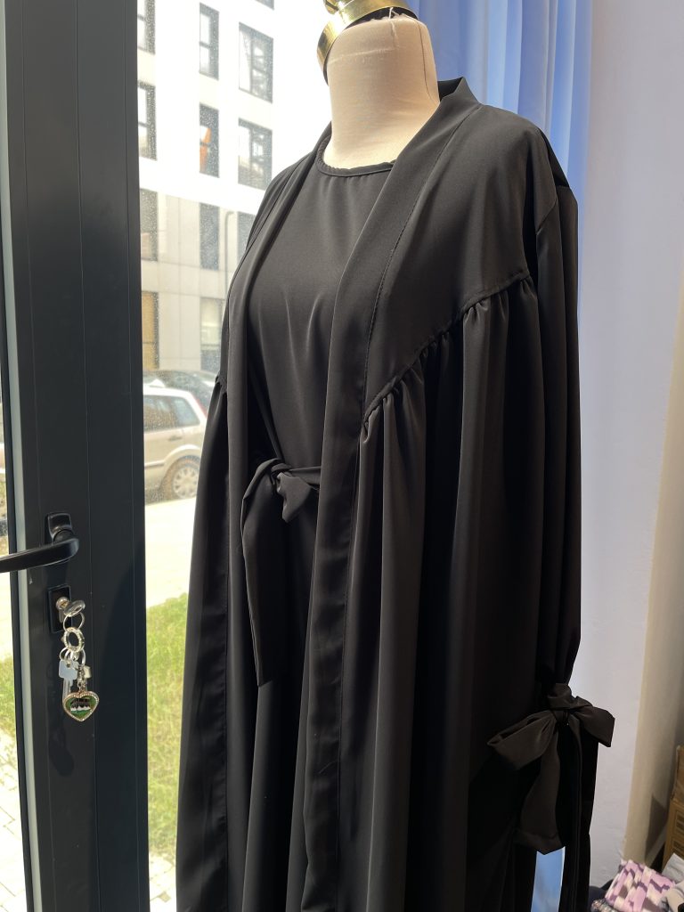 Noir Elegance Abaya Set